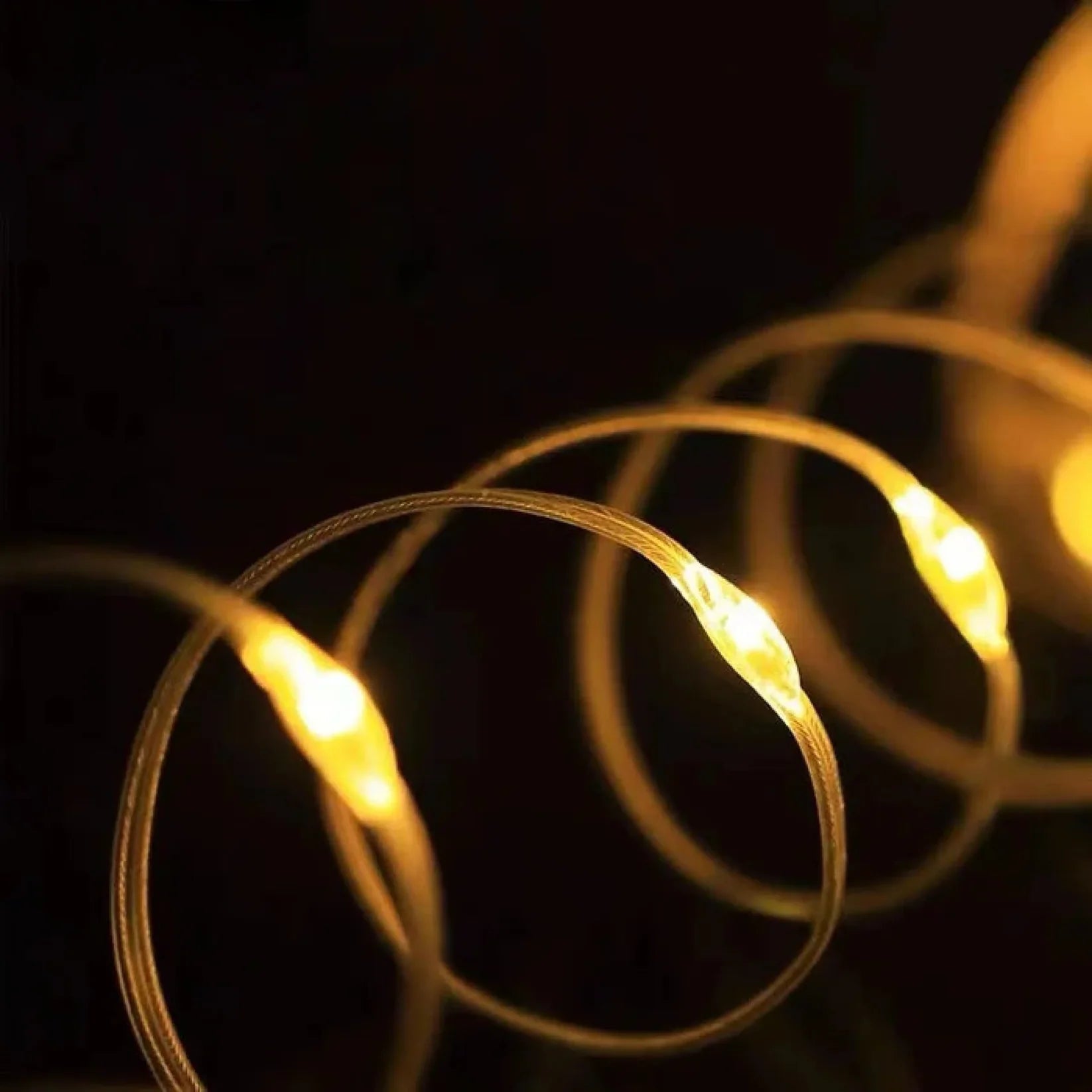 Solar-Powered Outdoor String Lights