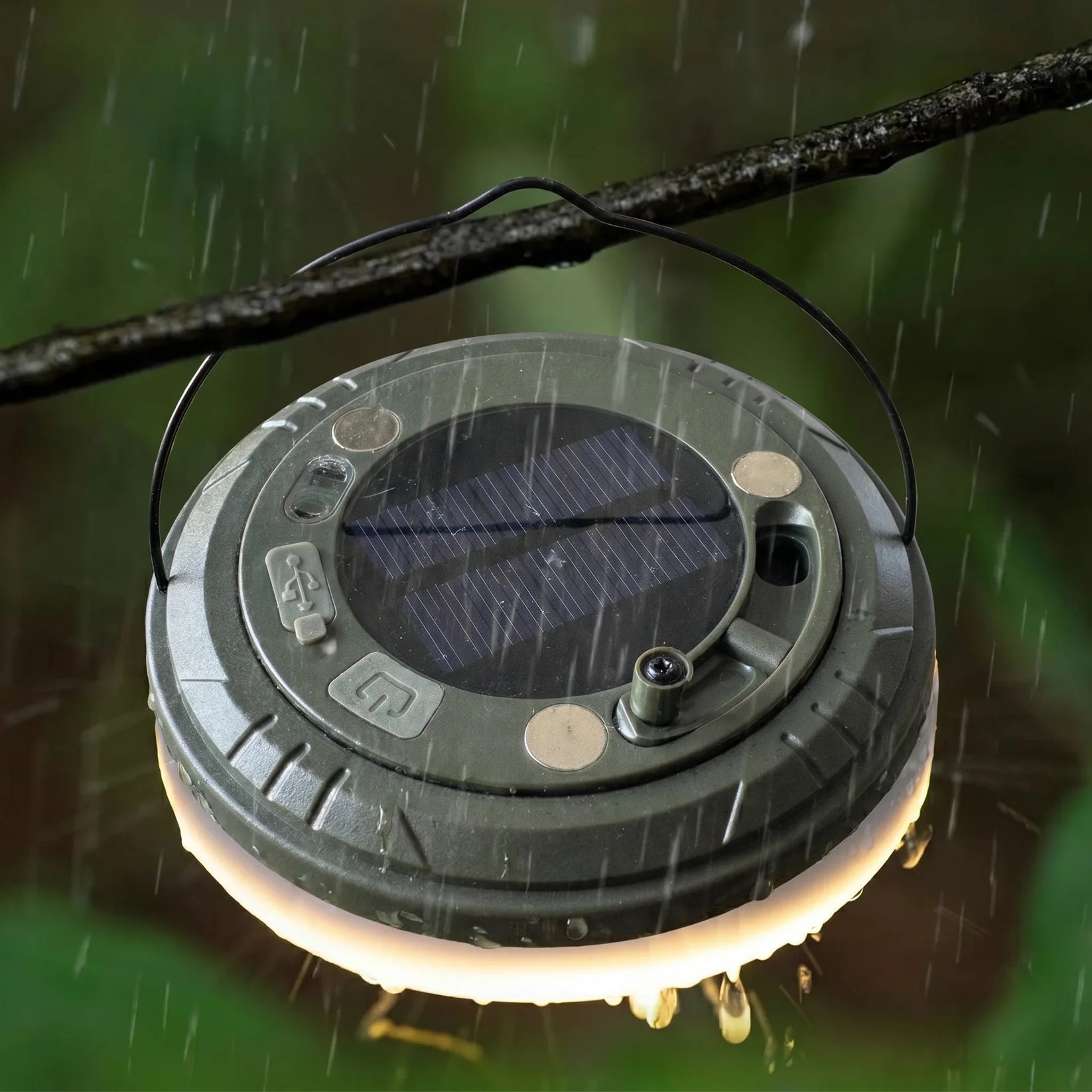 Solar-Powered Outdoor String Lights